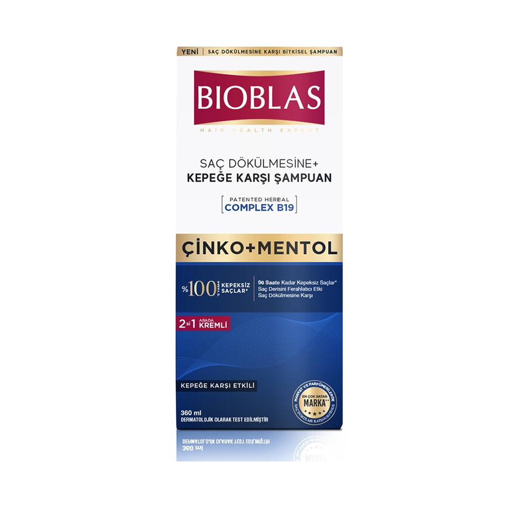 Anti-Schuppen & Anti-Haarausfall-Shampoo mit Zinc & Menthol